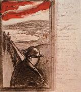 Edvard Munch Acedia painting